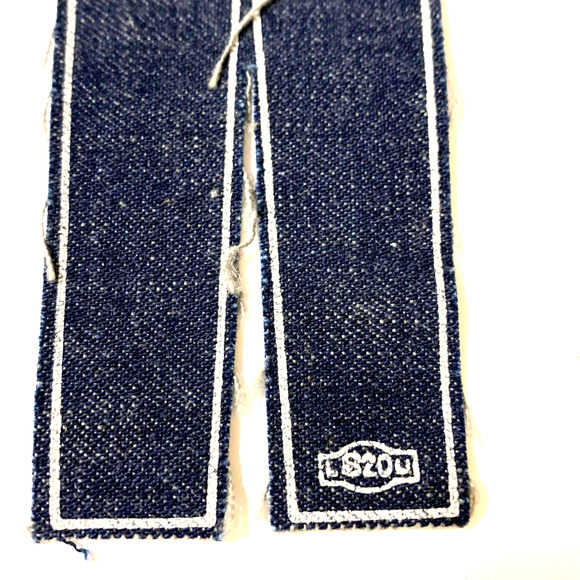 Vintage Lee Jelt Denim Die Cut Overalls Advertising Patch NWOT - Picture 2 of 10